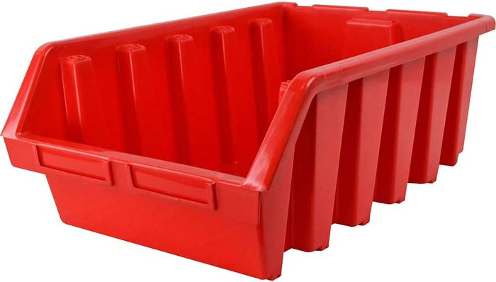 Tooled Up | Faithfull Faithfull Ergobox Interlocking Storage Bin Red 333mm 500mm 187mm Faithfull Faithfull Ergobox Interlocking Storage Bin Red 333mm 500mm 187mm