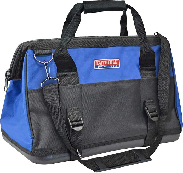 Tooled Up | Faithfull Faithfull Hard Base Tool Bag 400mm Faithfull Faithfull Hard Base Tool Bag 400mm