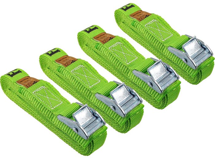 Tooled Up | Faithfull Faithfull 4 Piece Cam Tie Down Strap Set 25mm 5m 100kg Faithfull Faithfull 4 Piece Cam Tie Down Strap Set 25mm 5m 100kg