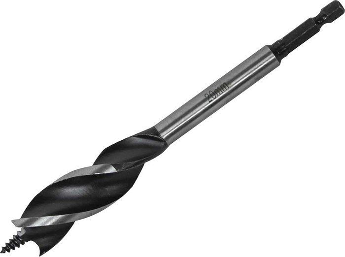 Tooled Up | Faithfull Faithfull Tri-Point Speed Auger Bit 20mm 159mm Pack of 1 Faithfull Faithfull Tri-Point Speed Auger Bit 20mm 159mm Pack of 1