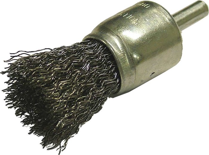 Tooled Up | Faithfull Faithfull Crimped Wire End Brush 25mm 6mm Shank Faithfull Faithfull Crimped Wire End Brush 25mm 6mm Shank