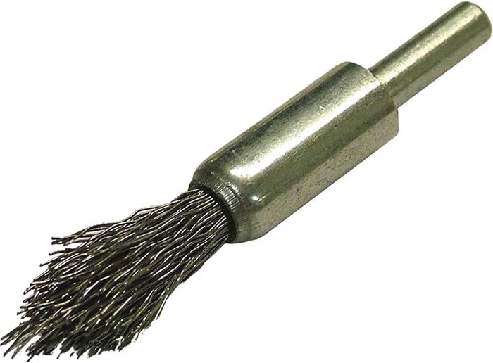 Tooled Up | Faithfull Faithfull Point End Crimped Wire Brush 12mm 6mm Shank Faithfull Faithfull Point End Crimped Wire Brush 12mm 6mm Shank