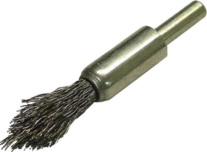 Tooled Up | Faithfull Faithfull Point End Crimped Wire Brush 23mm 6mm Shank Faithfull Faithfull Point End Crimped Wire Brush 23mm 6mm Shank
