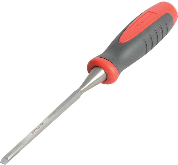 Tooled Up | Faithfull Faithfull Bevel Edge Chisel Red Soft-Grip 6mm (1/4in) Faithfull Faithfull Bevel Edge Chisel Red Soft-Grip 6mm (1/4in)