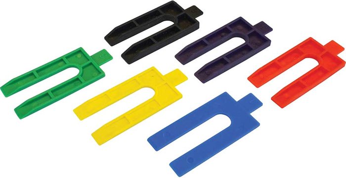 Tooled Up | Faithfull Faithfull Assorted Plastic Packing Wedges Pack of 100 Faithfull Faithfull Assorted Plastic Packing Wedges Pack of 100