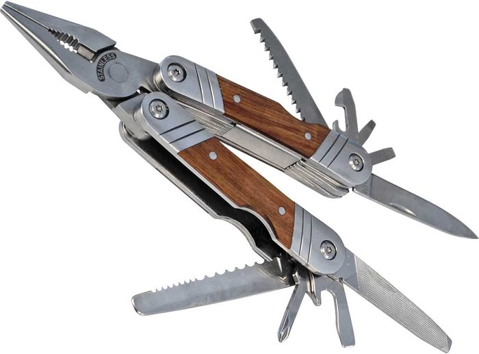 Tooled Up | Faithfull Faithfull 12 in 1 Multi Tool Pliers Silver Faithfull Faithfull 12 in 1 Multi Tool Pliers Silver