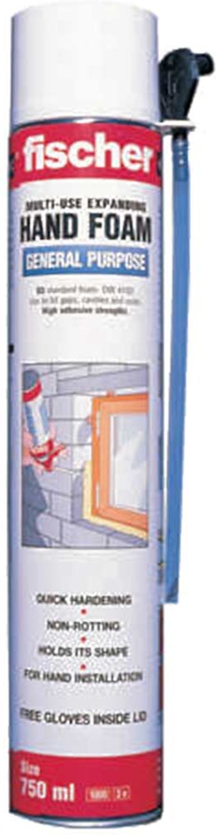 Tooled Up | Fischer Fischer General Purpose Expanding Foam 750ml Fischer Fischer General Purpose Expanding Foam 750ml