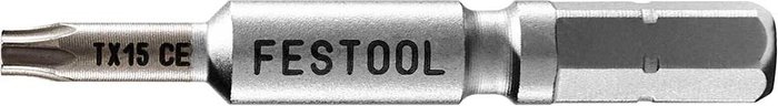 Tooled Up | FESTOOL Festool Centrotec Torx Screwdriver Bits T15 50mm Pack of 2 FESTOOL Festool Centrotec Torx Screwdriver Bits T15 50mm Pack of 2