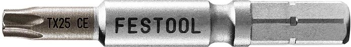 Tooled Up | FESTOOL Festool Centrotec Torx Screwdriver Bits T25 50mm Pack of 2 FESTOOL Festool Centrotec Torx Screwdriver Bits T25 50mm Pack of 2