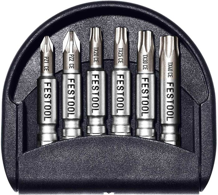 Tooled Up | FESTOOL Festool 12 Piece Centrotec Screwdriver Bit Set FESTOOL Festool 12 Piece Centrotec Screwdriver Bit Set