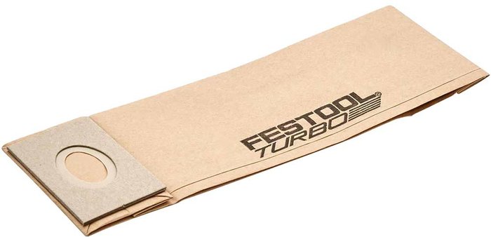 Tooled Up | FESTOOL Festool Turbo Filter Dust Bag for Festool Sanders TF II-RS/ES/ET Pack 5 FESTOOL Festool Turbo Filter Dust Bag for Festool Sanders TF II-RS/ES/ET Pack 5
