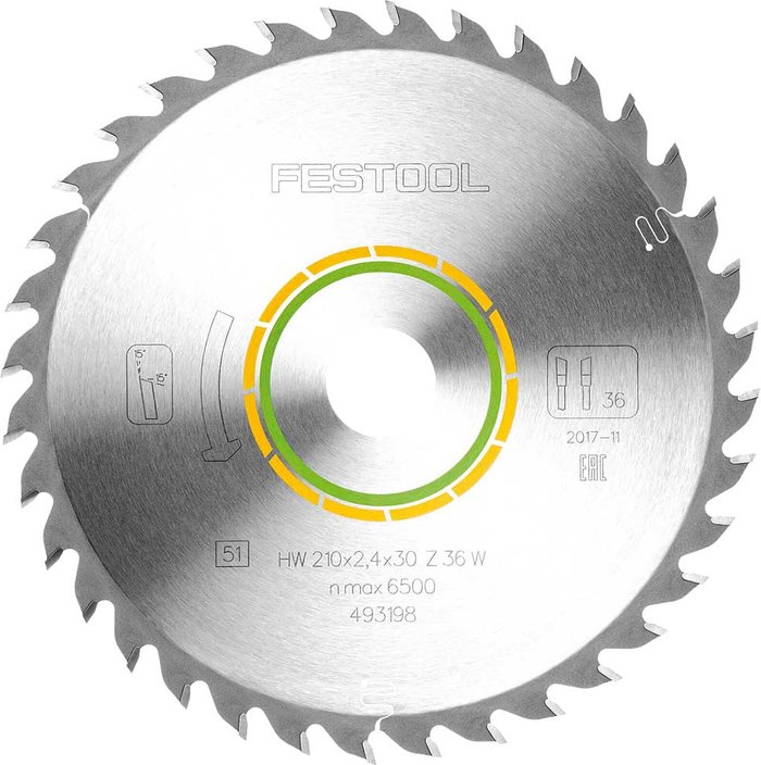 Tooled Up | FESTOOL Festool Universal Wood Cutting Circular Saw Blade 254mm 40T 30mm FESTOOL Festool Universal Wood Cutting Circular Saw Blade 254mm 40T 30mm