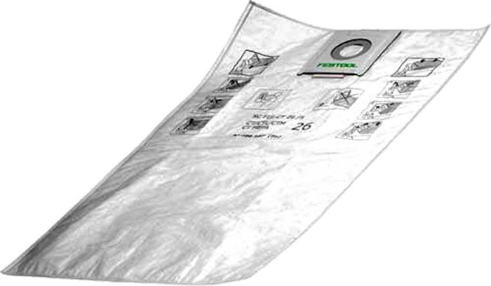 Tooled Up | FESTOOL Festool Cleantex CT 26 Self Clean Filter Bags Pack of 5 FESTOOL Festool Cleantex CT 26 Self Clean Filter Bags Pack of 5