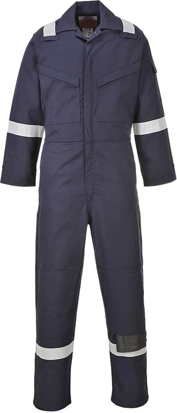 Tooled Up | Bizflame Biz Flame Mens Aberdeen Flame Resistant Coverall Navy Blue 44 Bizflame Biz Flame Mens Aberdeen Flame Resistant Coverall Navy Blue 44