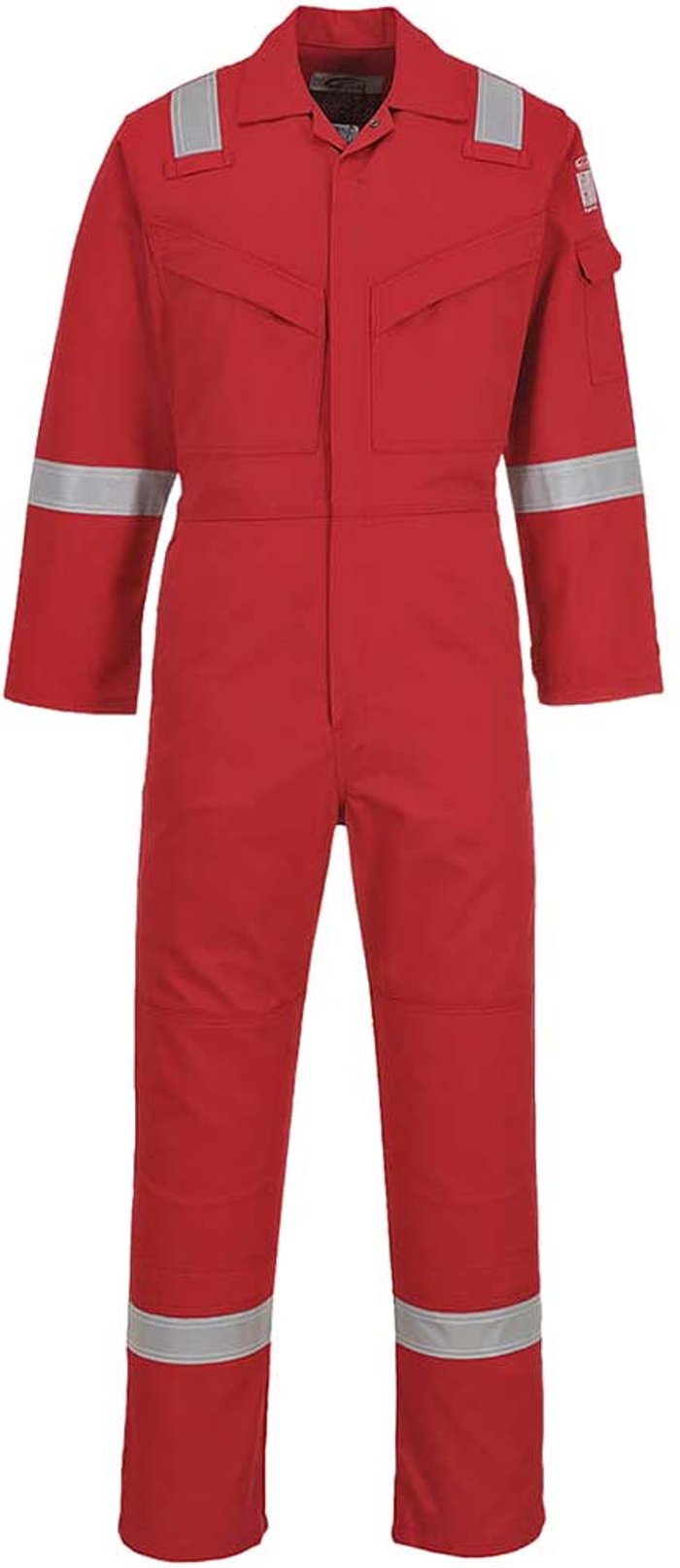Tooled Up | Bizflame Biz Flame Mens Aberdeen Flame Resistant Coverall Red 40 Bizflame Biz Flame Mens Aberdeen Flame Resistant Coverall Red 40