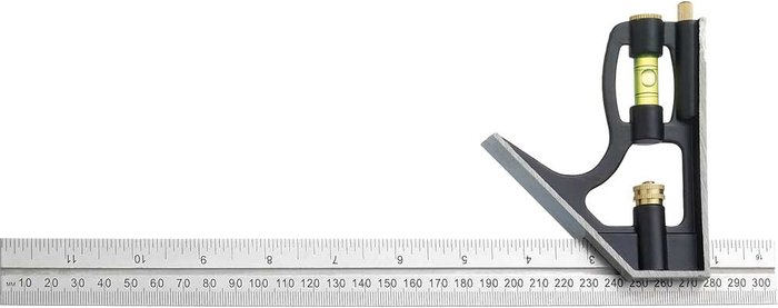Tooled Up | Fisher Fisher Combination Square 300mm Fisher Fisher Combination Square 300mm