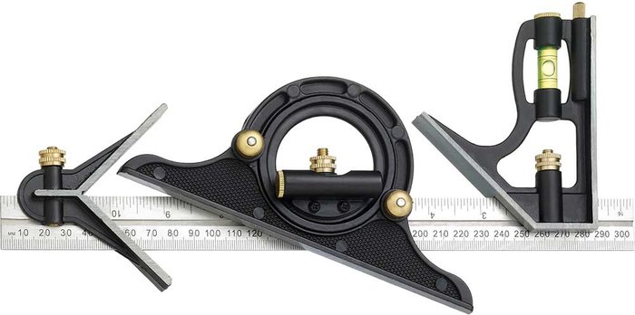 Tooled Up | Fisher Fisher Combination Square Set 300mm Fisher Fisher Combination Square Set 300mm