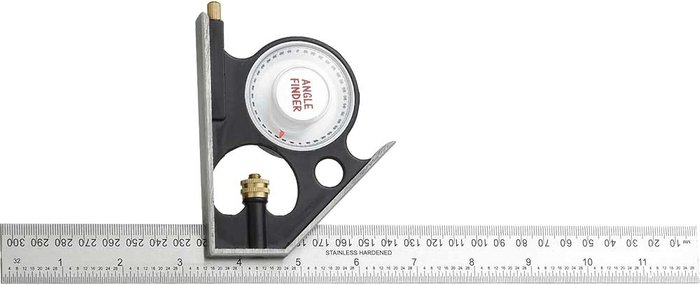 Tooled Up | Fisher Fisher Angle Finder Combination Square 300mm Fisher Fisher Angle Finder Combination Square 300mm