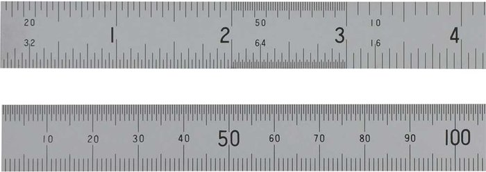 Tooled Up | Fisher Fisher Satin Chrome Engineers Steel Rule 6 Fisher Fisher Satin Chrome Engineers Steel Rule 6