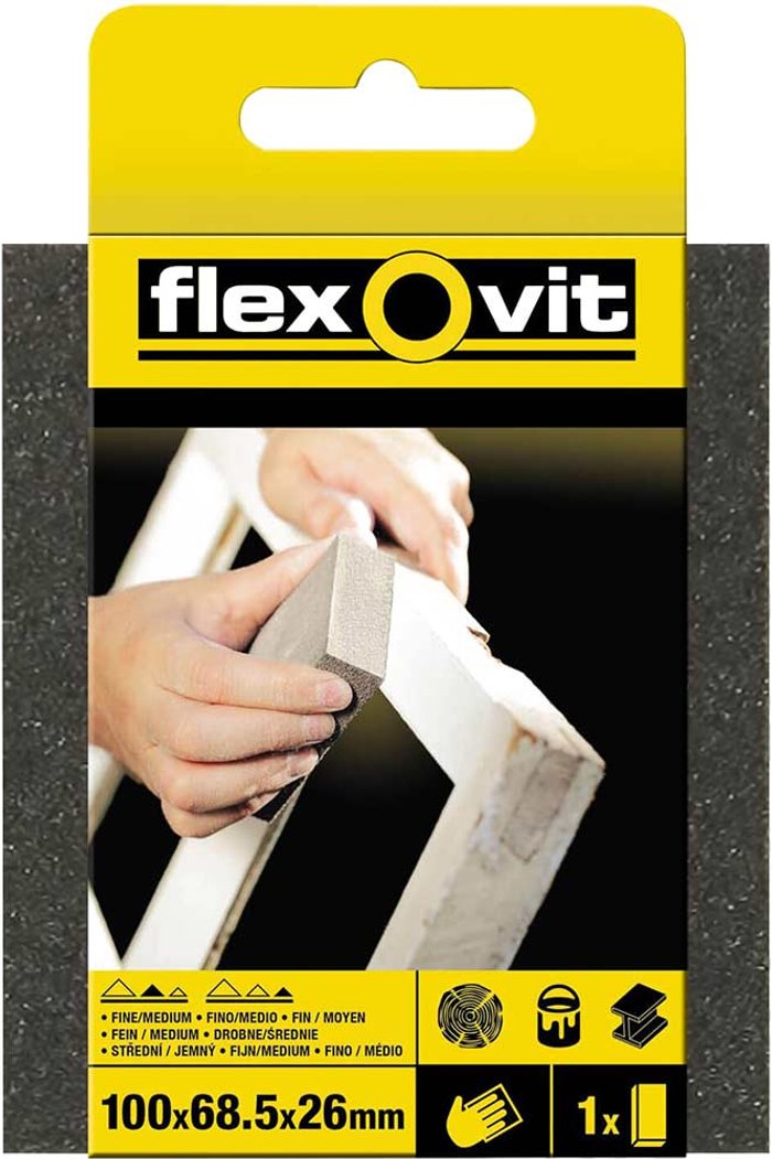 Tooled Up | Flexovit Flexovit Sanding Sponge Fine/Medium Flexovit Flexovit Sanding Sponge Fine/Medium