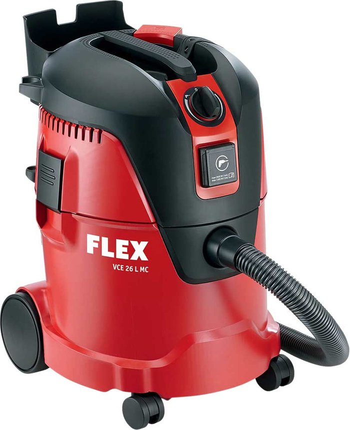 Tooled Up | Flex Flex VCE 26 L MC Industrial Wet and Dry Dust Extractor 110v Flex Flex VCE 26 L MC Industrial Wet and Dry Dust Extractor 110v