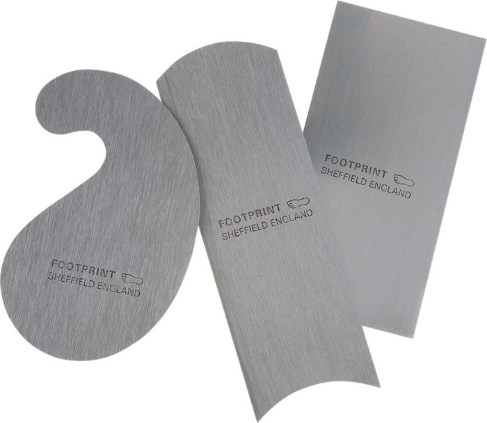 Tooled Up | Footprint Footprint 242 3 Piece Shaped Cabinet Scraper Set Footprint Footprint 242 3 Piece Shaped Cabinet Scraper Set