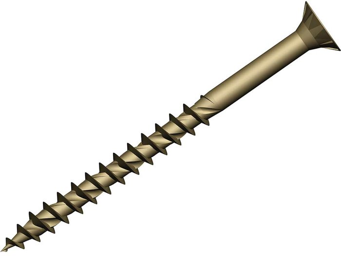 Tooled Up | Forgefix Forgefix Countersunk Torx Decking Screws Tan 5mm 100mm Pack of 300 Forgefix Forgefix Countersunk Torx Decking Screws Tan 5mm 100mm Pack of 300