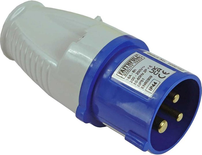 Tooled Up | Faithfull Faithfull 240V 16 amp Waterproof Plug Faithfull Faithfull 240V 16 amp Waterproof Plug