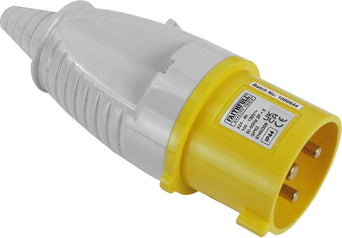 Tooled Up | Faithfull Faithfull Yellow Plug 32amp 110v Faithfull Faithfull Yellow Plug 32amp 110v