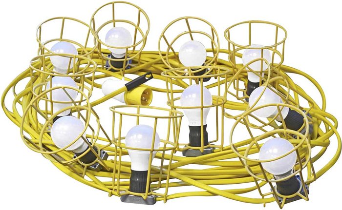 Tooled Up | Faithfull Faithfull Festoon Lights 22M 10 Bulbs 110V Faithfull Faithfull Festoon Lights 22M 10 Bulbs 110V
