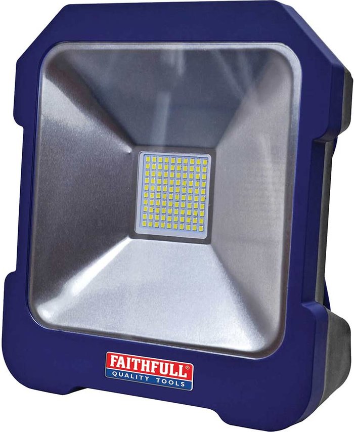 Tooled Up | Faithfull Faithfull Power Plus Smd LED Task Light 20 Watt 240v Faithfull Faithfull Power Plus Smd LED Task Light 20 Watt 240v