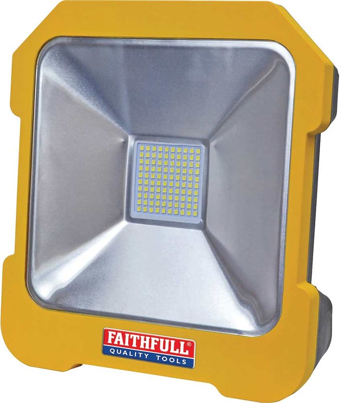 Tooled Up | Faithfull Faithfull Power Plus Smd LED Task Light 20 Watt 110v Faithfull Faithfull Power Plus Smd LED Task Light 20 Watt 110v