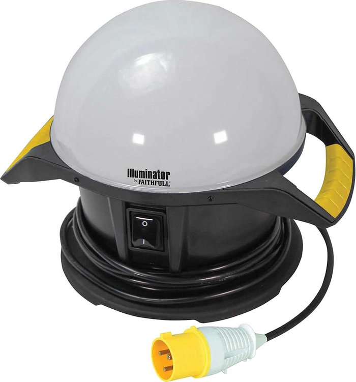 Tooled Up | Faithfull Faithfull Power Plus Illuminator 360° LED Task Light 50W - 4000Lm - 110V Faithfull Faithfull Power Plus Illuminator 360° LED Task Light 50W - 4000Lm - 110V