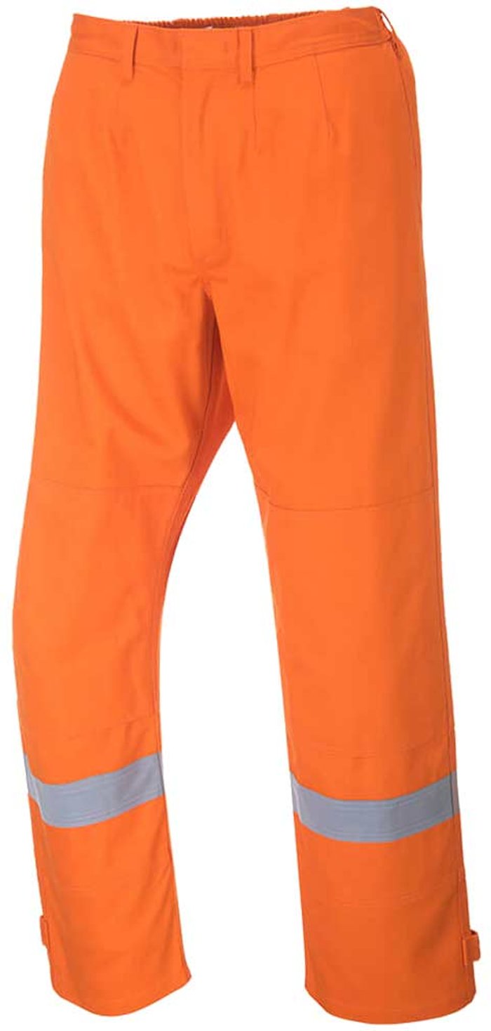 Tooled Up | Bizflame Biz Flame Plus Mens Flame Resistant Trousers Orange S 32 Bizflame Biz Flame Plus Mens Flame Resistant Trousers Orange S 32