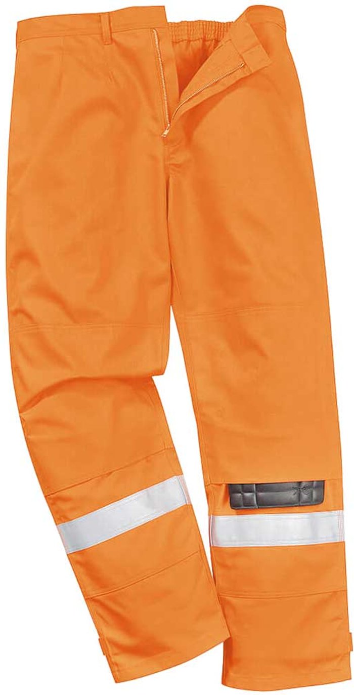 Tooled Up | Bizflame Biz Flame Plus Mens Flame Resistant Trousers Orange M 34 Bizflame Biz Flame Plus Mens Flame Resistant Trousers Orange M 34