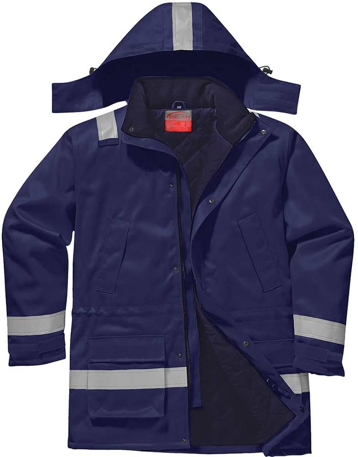 Tooled Up | Bizflame Biz Flame Mens Flame Resistant Antistatic Winter Jacket Navy XL Bizflame Biz Flame Mens Flame Resistant Antistatic Winter Jacket Navy XL