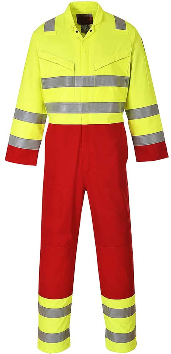 Tooled Up | Bizflame Biz Flame Mens Pro Flame Resistant Services Coverall Yellow L Bizflame Biz Flame Mens Pro Flame Resistant Services Coverall Yellow L