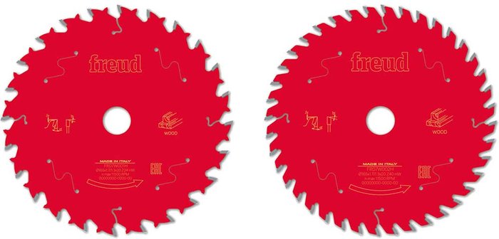 Tooled Up | Freud Freud PRO 2 Piece 165mm Cordless Circular Saw Blade Set 165mm Assorted Teeth 20mm Freud Freud PRO 2 Piece 165mm Cordless Circular Saw Blade Set 165mm Assorted Teeth 20mm