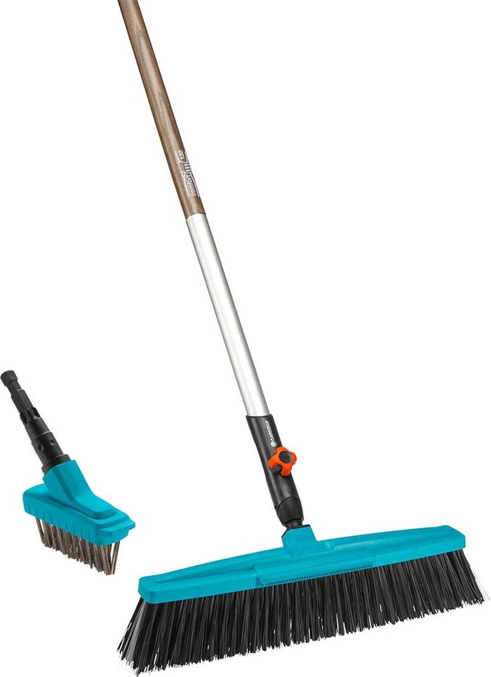 Tooled Up | Gardena Gardena COMBISYSTEM Road Broom and Joint Brush Set Gardena Gardena COMBISYSTEM Road Broom and Joint Brush Set