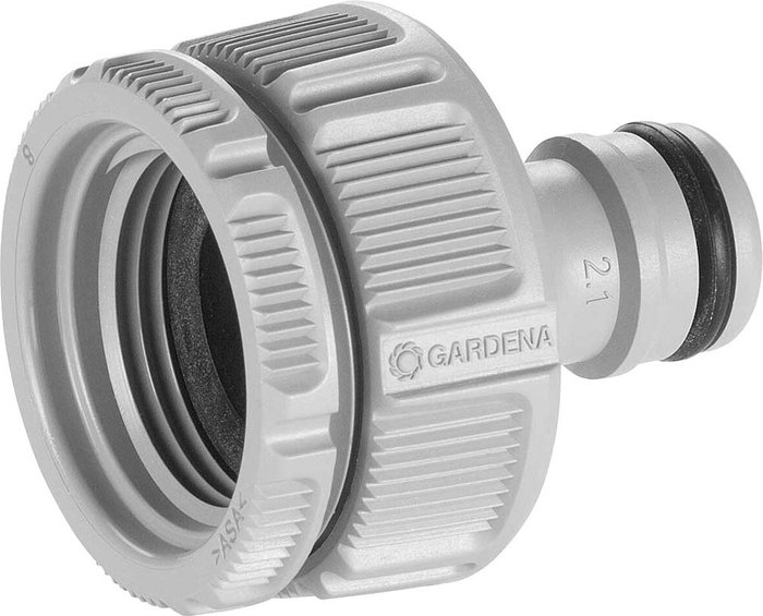 Tooled Up | Gardena Gardena ORIGINAL Threaded Tap Hose Pipe Connector 21 & 26.5mm Gardena Gardena ORIGINAL Threaded Tap Hose Pipe Connector 21 & 26.5mm