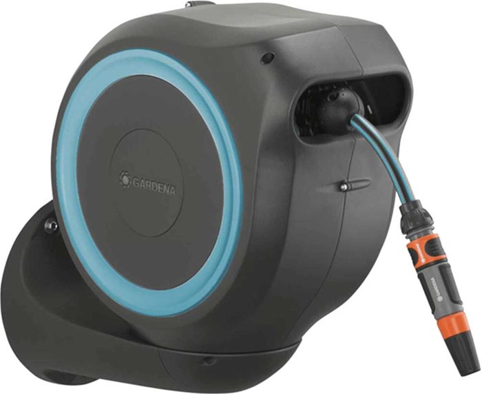 Tooled Up | Gardena Gardena Wall Mounted Automatic Roll Up Hose Reel 3/8 Gardena Gardena Wall Mounted Automatic Roll Up Hose Reel 3/8
