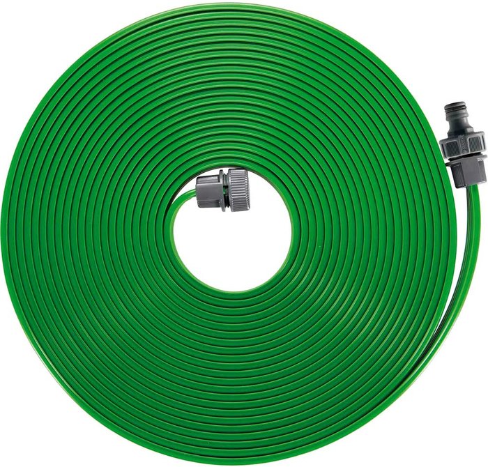 Tooled Up | Gardena Gardena Sprinkler Hose Pipe 15m Green Gardena Gardena Sprinkler Hose Pipe 15m Green