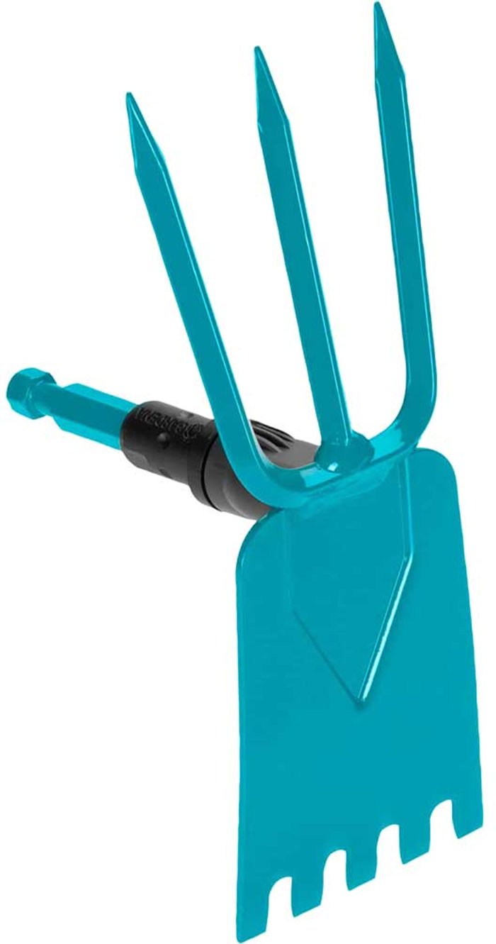 Tooled Up | Gardena Gardena COMBISYSTEM 3 Tooth Blade Garden Hoe Head Gardena Gardena COMBISYSTEM 3 Tooth Blade Garden Hoe Head