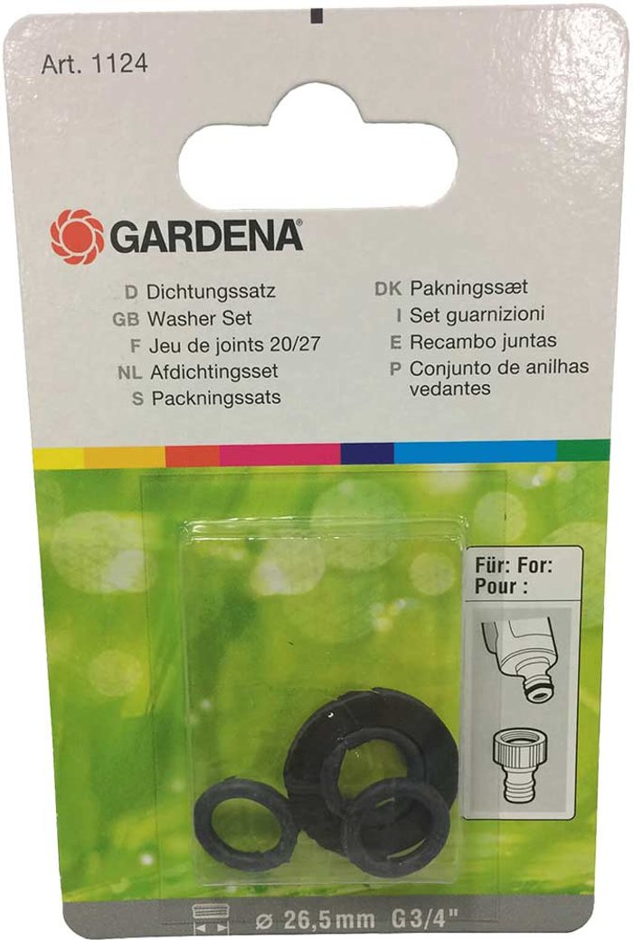 Tooled Up | Gardena Gardena ORIGINAL Replacement Connector SB Washer and O Ring Set Gardena Gardena ORIGINAL Replacement Connector SB Washer and O Ring Set