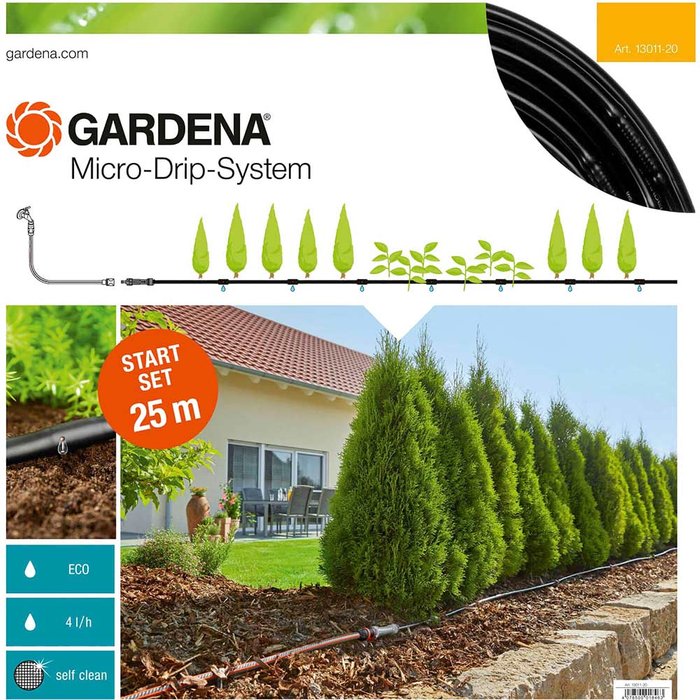 Tooled Up | Gardena Gardena MICRO DRIP M Above Ground Water Irrigation Starter Set Gardena Gardena MICRO DRIP M Above Ground Water Irrigation Starter Set