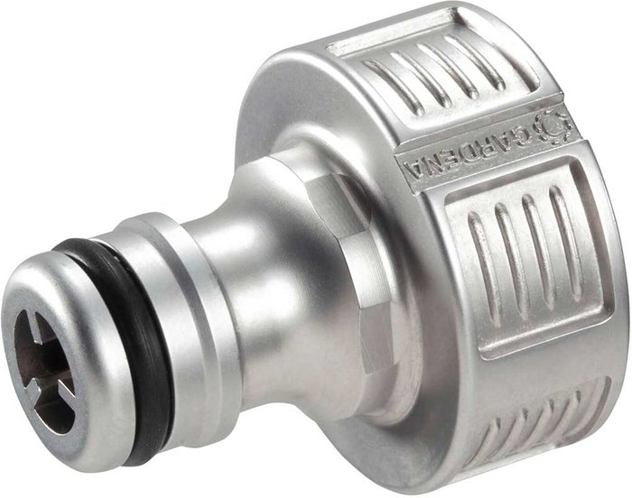Tooled Up | Gardena Gardena Premium Threaded Tap Hose Pipe Connector 26.5mm Gardena Gardena Premium Threaded Tap Hose Pipe Connector 26.5mm