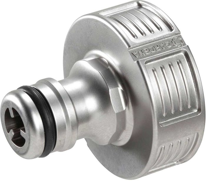 Tooled Up | Gardena Gardena Premium Threaded Tap Hose Pipe Connector 33.3mm Gardena Gardena Premium Threaded Tap Hose Pipe Connector 33.3mm