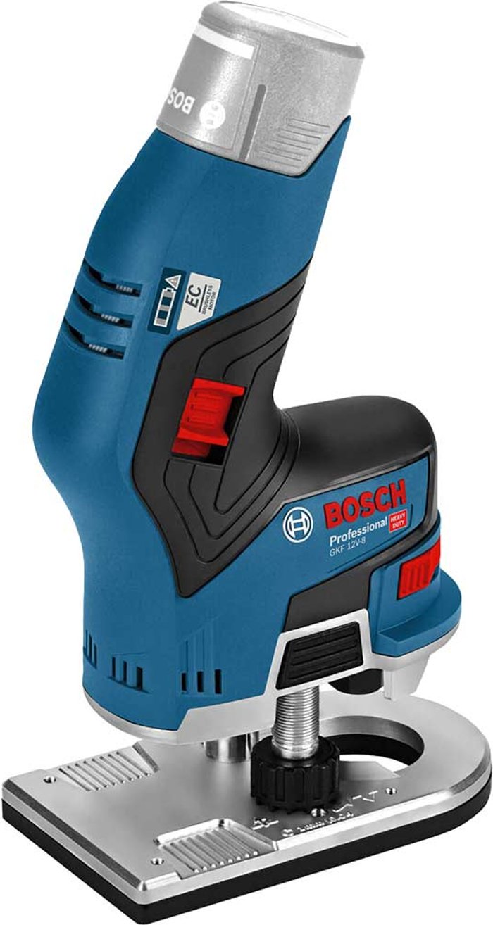 Tooled Up | Bosch Professional Bosch GKF 12 V-8 12v Cordless Fixed Base Palm Router No Batteries No Charger No Case Bosch Professional Bosch GKF 12 V-8 12v Cordless Fixed Base Palm Router No Batteries No Charger No Case