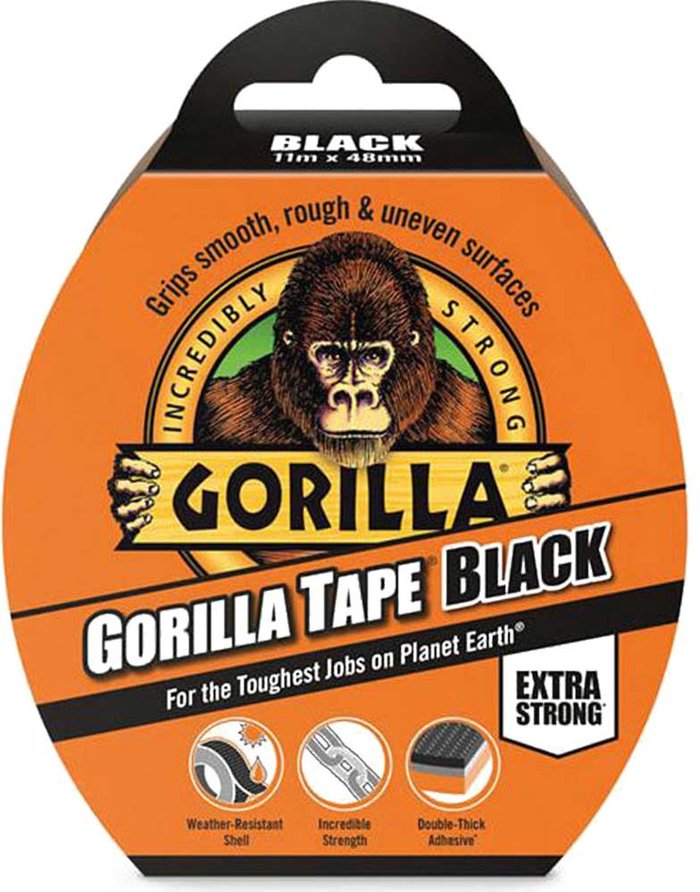 Tooled Up | GORILLA Gorilla Tape - Black GORILLA Gorilla Tape - Black