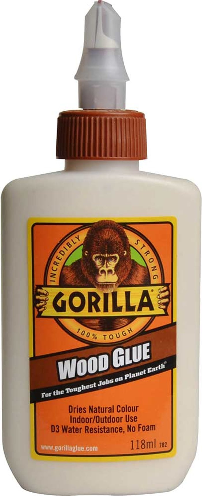 Tooled Up | Gorilla Gorilla PVA Wood Glue 118ml Gorilla Gorilla PVA Wood Glue 118ml